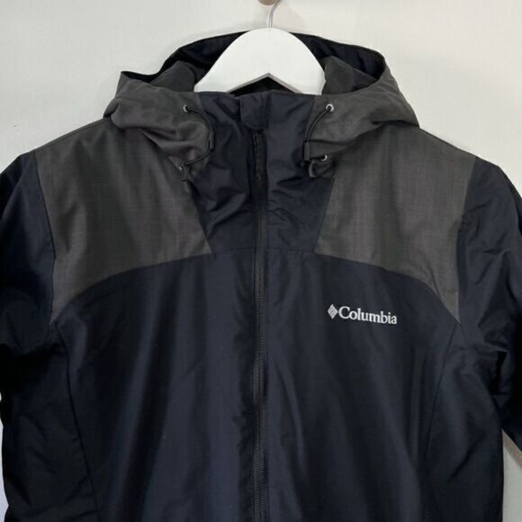 Columbia Tipton Peak Black Omni Heat Hooded Winter Coat - Picture 5 of 11